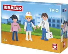 EFKO Toy Trio Let's Heal - Zdravnik, medicinska sestra in pacient