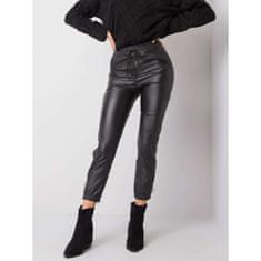 ITALY MODA Ženske voščene hlače JACKIE black DHJ-SP-3730.11_355980 S