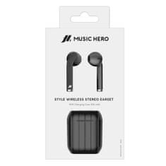SBS Style Music Hero slušalke, brezžične, črne