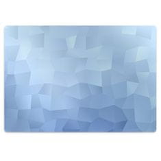 Decormat Podloga za zaščito tal Modra abstrakcija 140x100 cm 2 cm 