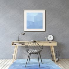 Decormat Podloga za zaščito tal Modra abstrakcija 140x100 cm 2 cm 