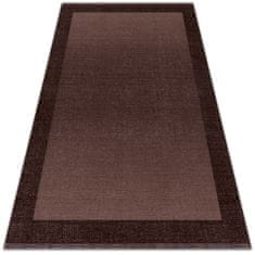 Decormat Vinilna preproga Rjavi okvir 120x180 cm 