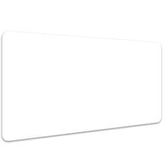 Decormat Podloga za pisalno mizo Bela 90x45 cm 