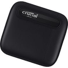 Crucial X6 SSD disk, 1 TB, zunanji, črn (CT1000X6SSD9)