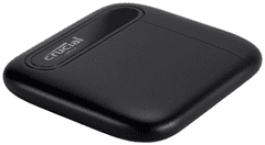 Crucial X6 SSD disk, 2 TB, zunanji, črn (CT2000X6SSD9)