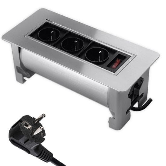 Greatstore Spacetronik SPS-O33S vrtljiva vtičnica za pult