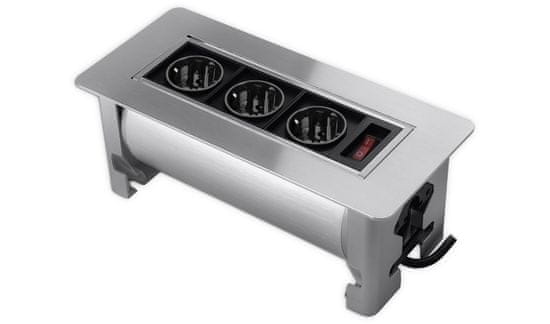 Greatstore Spacetronik SPS-O33S V2 vrtljiva vtičnica za pult
