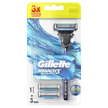 Gillette britvica Mach3 Start + 3 rezervne glave za britje