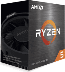 AMD Ryzen 5 5600 procesor, 3,5GHz/4,4GHz, 65W, S-AM4, hladilnik (100-100000927BOX)