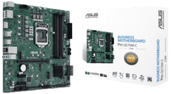 ASUS Pro Q570M-C osnovna plošča, LGA1200, mATX, DDR4 (90MB1700-M0EAYC)