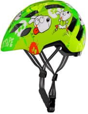 Etape otroška kolesarska čelada Kitty 2.0, zelena, XS/S