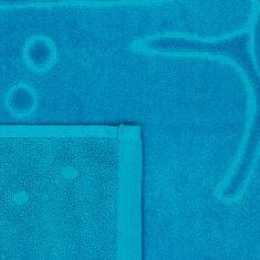 Svilanit Star plažna brisača, 80x160 cm, modra