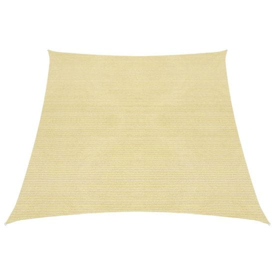 shumee Senčno jadro 160 g/m² bež 3/4x3 m HDPE