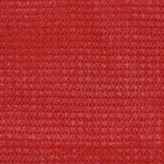 Vidaxl Zunanje rolo senčilo 60x140 cm rdeče HDPE