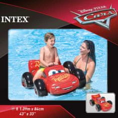 Greatstore Intex Napihljiva vzmetnica Cars, rdeča, 84x109x41 cm