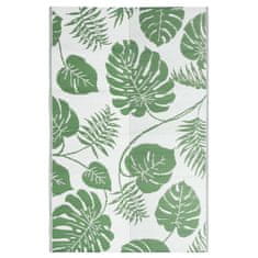 Vidaxl Zunanja preproga zelena 190x290 cm PP