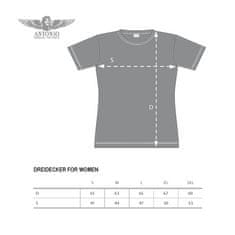 ANTONIO Ženske T-shirt z Fokker Triplane DR. 1 DREIDECKER (W), S