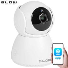 Blow H-262 IP kamera, WiFi, 1080p Full HD, 2 MP, vrtljiva, nočno snemanje, bela