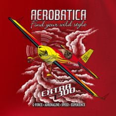 ANTONIO Ženska majica z akrobatskim letalom EXTRA 300 RED (W), S