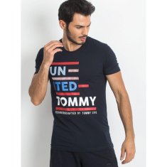 TOMMYLIFE TOMMY LIFE moška majica v mornarsko modri barvi 298-TS-TL-87337.00X_327392 M