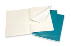 Moleskine Cahier Journals beležnice, XL, črtne, modre