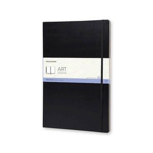 Sketchbook beležnica, A3, brezčrtna, trde platnice, črna