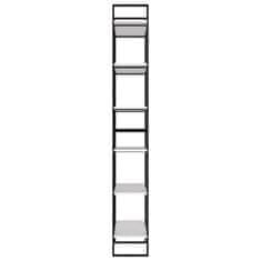 Vidaxl Visoka omara bela 100x30x210 cm iverna plošča