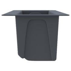 Vidaxl Cvetlična korita za evro palete 12 kosov siva 36x13,5x9,5 cm PP