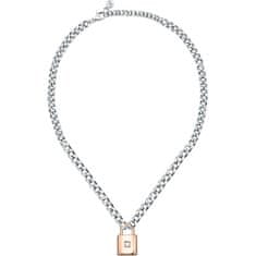 Morellato Dvobarvna ogrlica s kristalom Abbraccio SAUB03