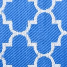 Vidaxl Zunanja preproga ARAKIL modra 160x230 cm PP