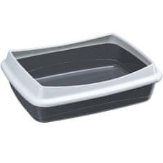 Ferplast WC z obodom NIP 10 Plus, mešanica barv 47x36x15,5cm