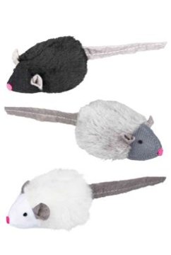 Trixie Igrača mačka Miška z mikročipom in zvokom catnip 6cm TR