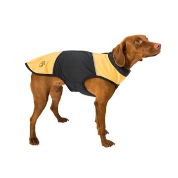 Obleka Vest Esmé Tramp črna in oker 50cm