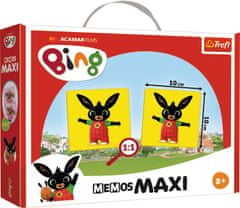 Trefl Pexeso Maxi namizna igra Rabbit Bing, 24 kosov