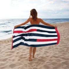 RedStripe plažna brisača, 80x160 cm