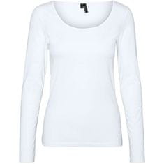 Vero Moda Ženska majica VMMAXI Tight Fit 10228809 Bright White (Velikost XS)