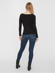 Vero Moda Ženska majica VMMAXI Tight Fit 10228809 Black (Velikost XXL)
