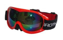 ACRAsport B259-CRV Smučarska očala z dvojno zasteklitvijo, rdeča