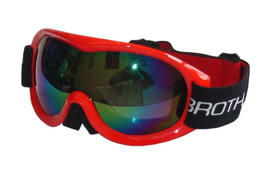 ACRAsport B259-CRV Smučarska očala z dvojno zasteklitvijo, rdeča