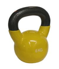 ACRAsport Ketlebel 6 kg vinilna prevleka