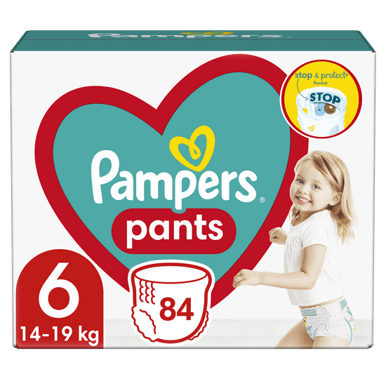 Pampers Pants hlačne plenice, Velikost 6, 15 kg+, 84 kosov