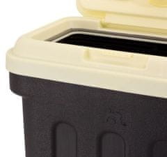 Maelson škatla za pasjo hrano Dry Box črna/krem, 15 kg