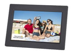 Trevi DPL2235 digitalni foto okvir, 25,65 cm, na dotik, WiFi Smart, 8GB in reža za MicroSD, črn