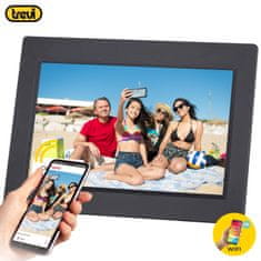 DPL2235 digitalni foto okvir, 25,65 cm, na dotik, WiFi Smart, 8GB in reža za MicroSD, črn