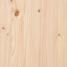 shumee Delovna miza 142,5x50x80 cm trdna borovina
