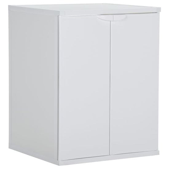 Vidaxl Omara za pralni stroj, bela, 68,5x64,5x88 cm, PVC
