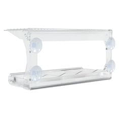 Greatstore Krmilnice za ptice, za okensko polico, 2 kosa, akril, 30x12x15 cm