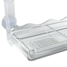 Greatstore Krmilnice za ptice, za okensko polico, 2 kosa, akril, 30x12x15 cm