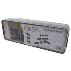 Vidaxl Cvetlično korito 3 kosi 100 cm taupe