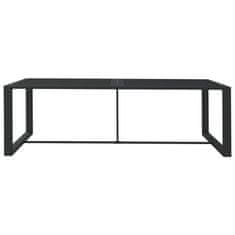 Vidaxl Zunanja jedilna miza antracitna 120x60x66 cm aluminij